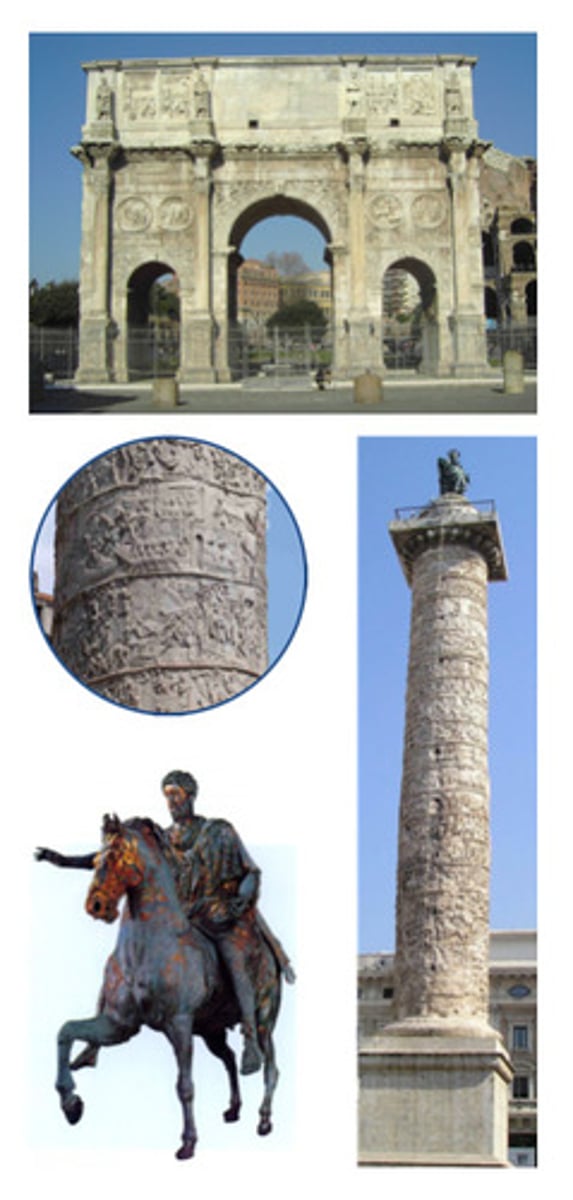 <p>mramorové kopie řeckých mistrů -<br>výzdoba vil římských boháčů<br>portréty - bysty<br>pomníky<br>historické reliéfy</p>