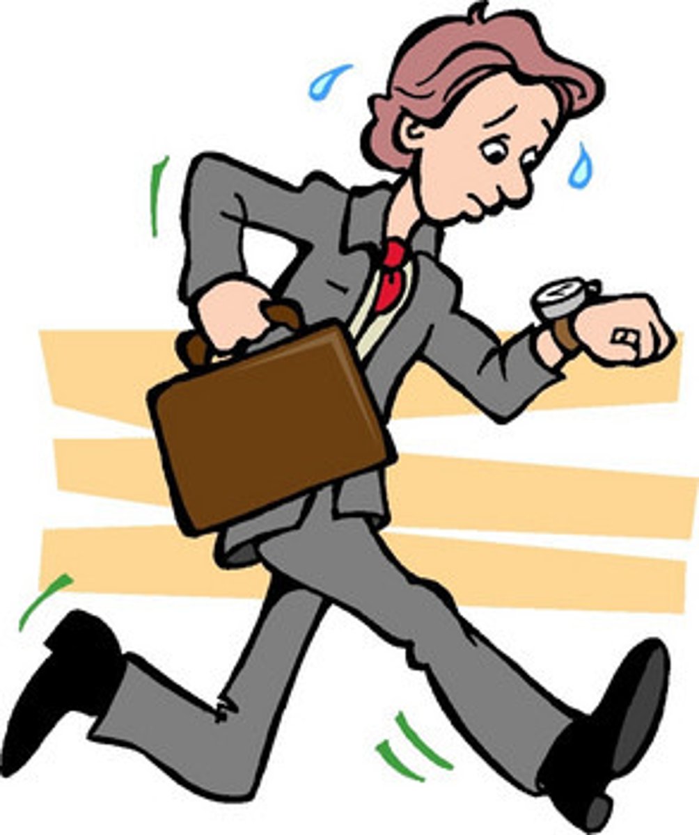 <p>to hurry up</p>