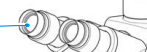 <p>the lens system looking through </p><ul><li><p>monocular </p></li><li><p>binocular</p></li></ul><p></p>