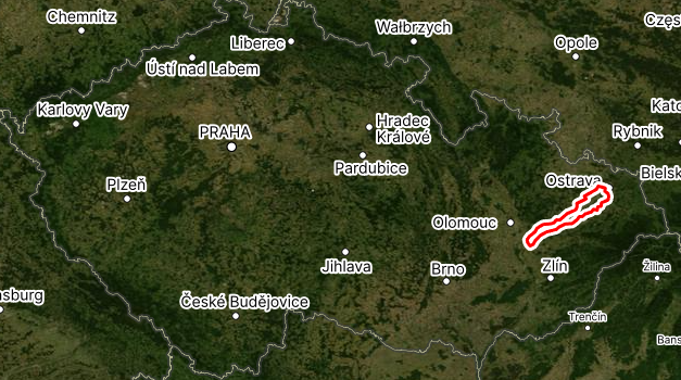 <p>Sníženina mezi Nízkým Jeseníkem a Moravskoslezskými Beskydy</p>