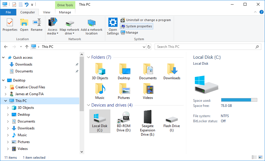 <p>File Explorer</p>