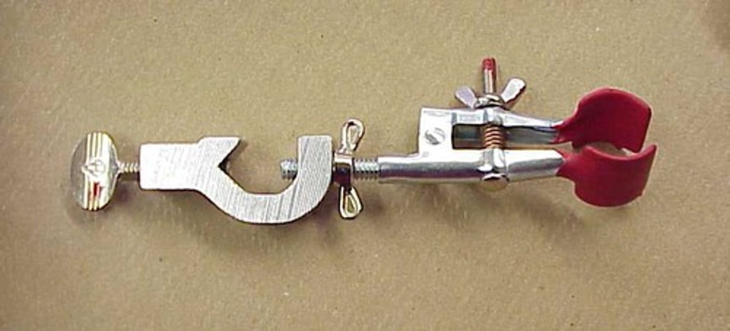 <p>used to hold laboratory glassware</p>