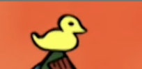 <p>un petit canard en plastique</p>
