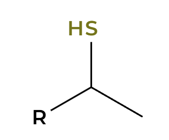 <p>backside attack, alkyl halide to thiol</p>