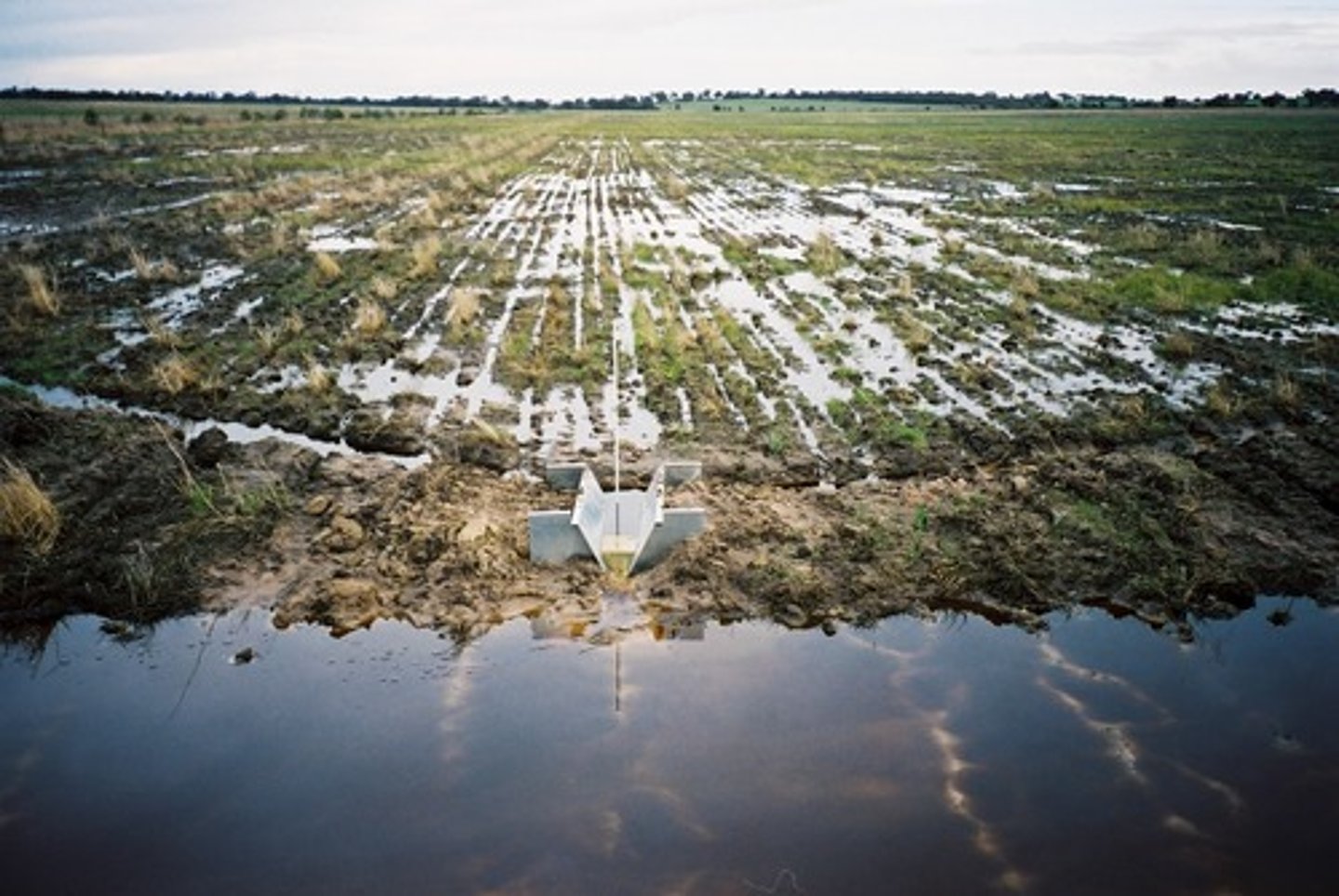 <p>= when water rather than air fills the pore spaces in the soil, it is said to be waterlogged<br><br>... This impairs the ability of plants to respire and so their growth and development is reduced (anaerobic conditions)<br><br><br>Surface Fed and Groundwater Fed</p>