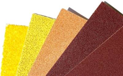 <p>Sandpaper </p>