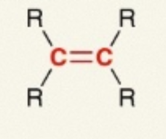 <p><span>C=C (double bond)</span></p>