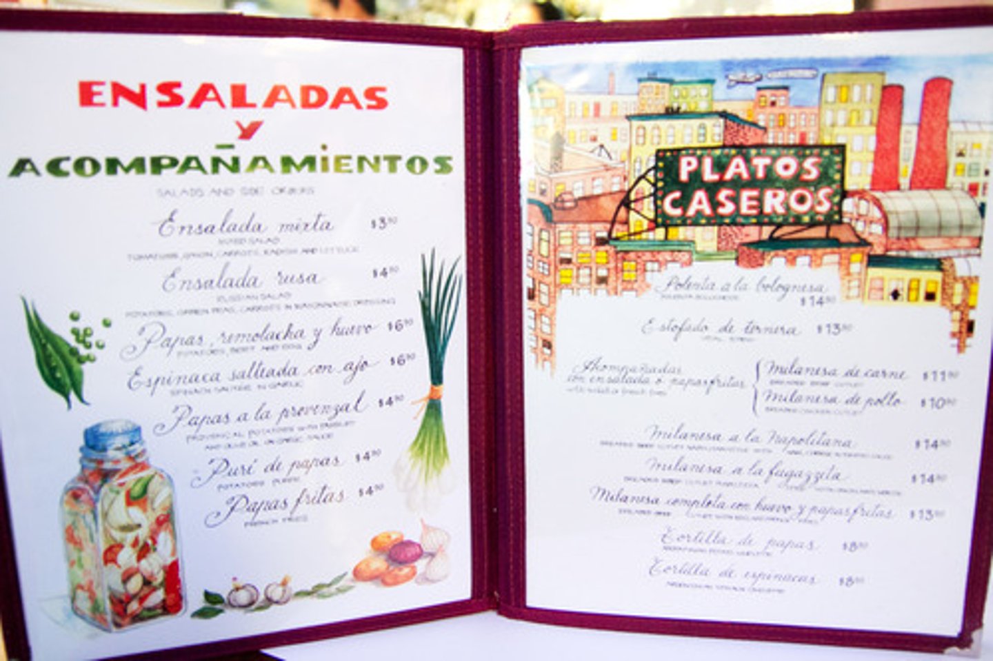 <p>menu</p>