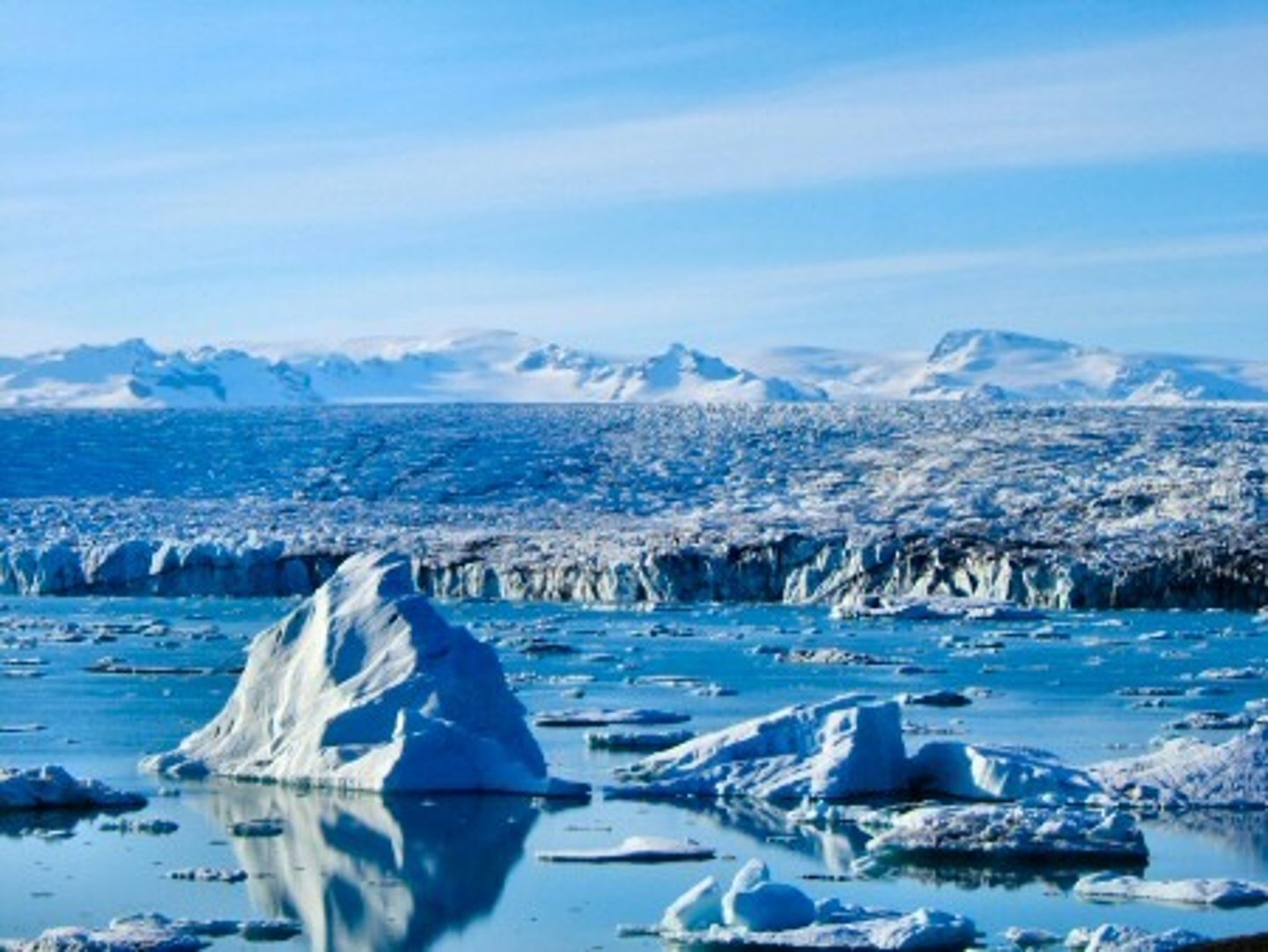 <p>Sea ice, ice caps, ice sheets, Alpine glaciers and permafrost</p>