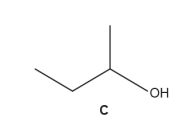 <p>What is the systematic name for alcohol C</p>
