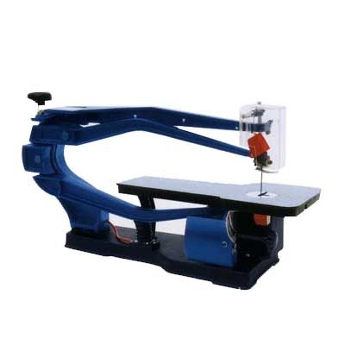 <p>Used to cut curved lines in small pieces of wood. Faster than a coping saw because it is electric</p>