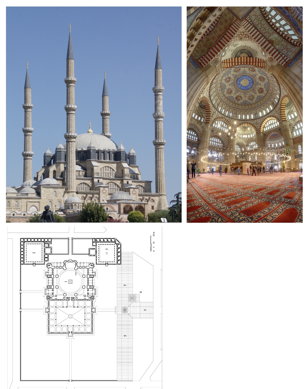 <p>Edirne, Turkey. Sinan (architect). 1568–1575 C.E. Brick and stone.</p>