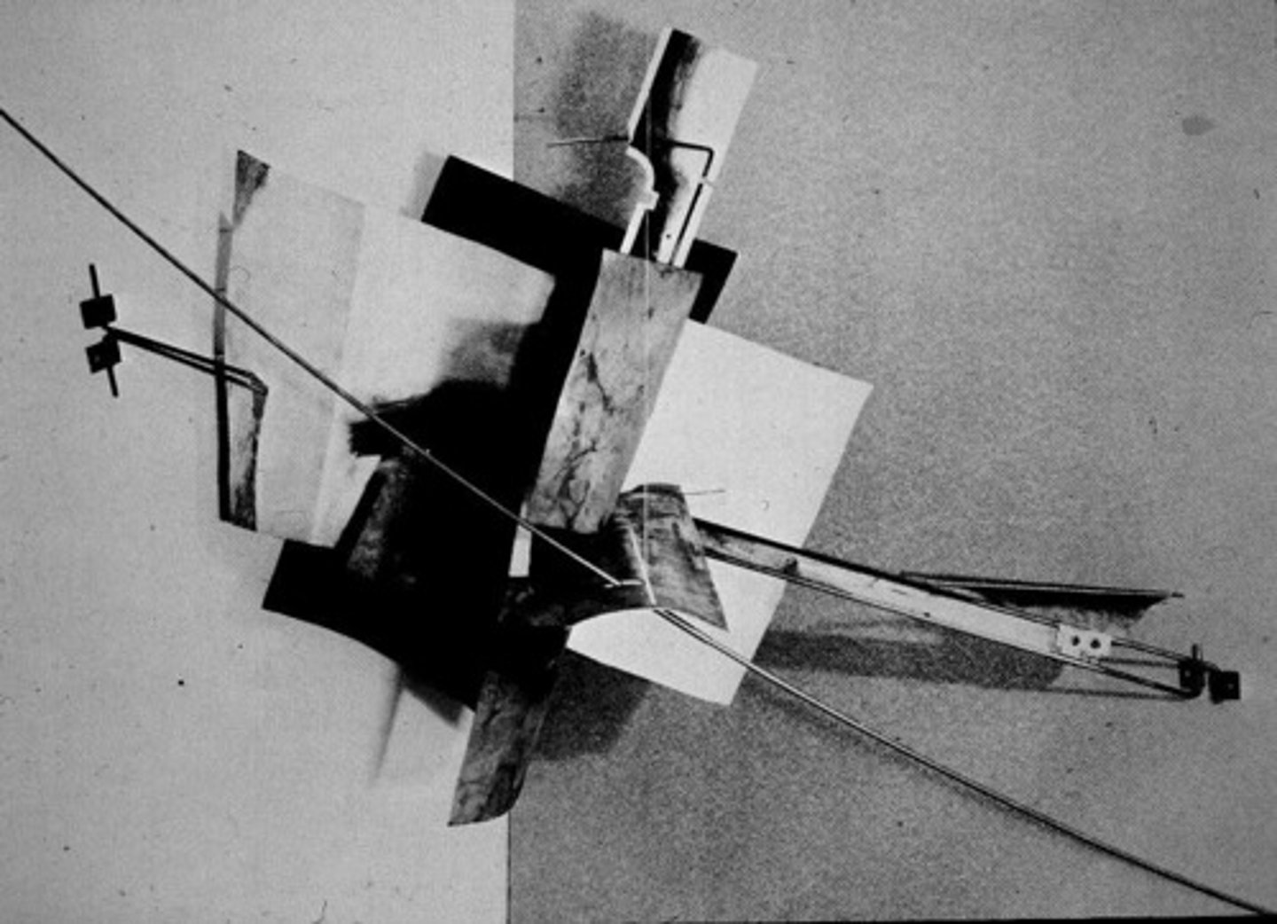 <p>Tatlin's artworks that were like sculptures coming off the wall, often spanning across it.</p>