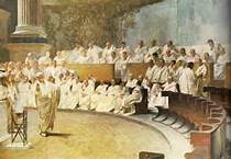 <p>The law-makers of Rome that were made up of 300 members from the Patricians and they served for life.</p>