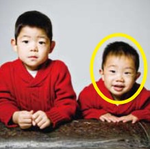 <p>younger sibling</p>