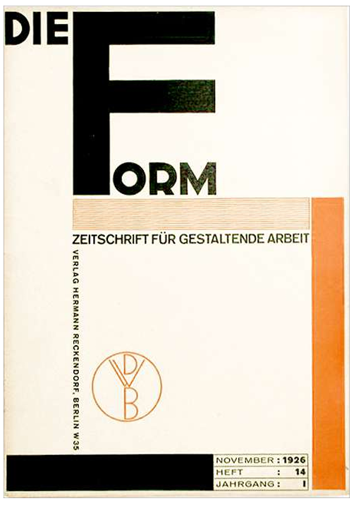 <p>Die Form (copertina)</p>