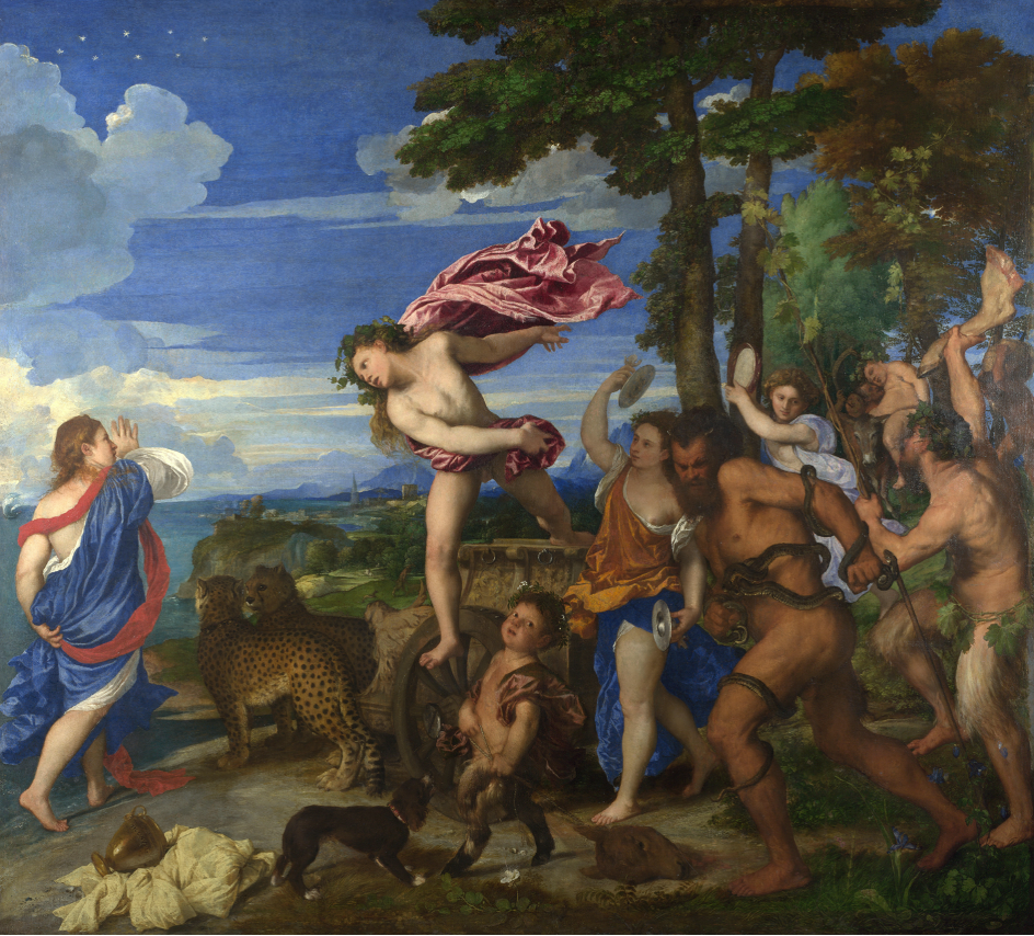 Bacchus and Ariadne, 1522. Titian