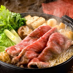 sukiyaki (beef and vegetable hot pot)