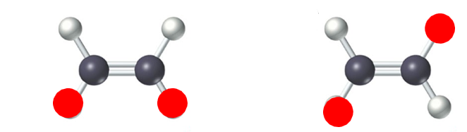 <p>know this is cis and which is a trans structure</p>