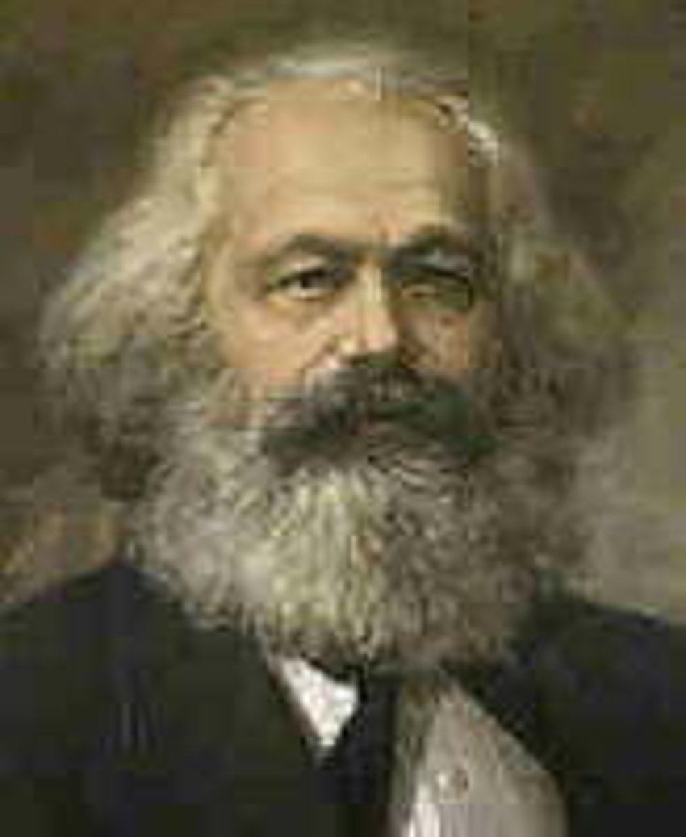 <p>the economic and political theories of ______ __________and Friedrich Engels that hold that human actions and institutions are economically determined and that class struggle is needed to create historical change and that capitalism will untimately be superseded</p>