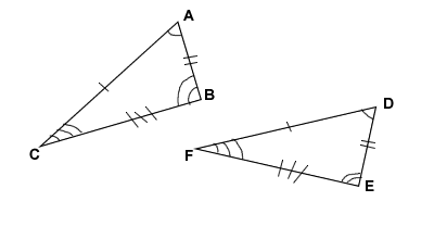 <p>two polygons whose corresponding sides and angles are congruent</p>