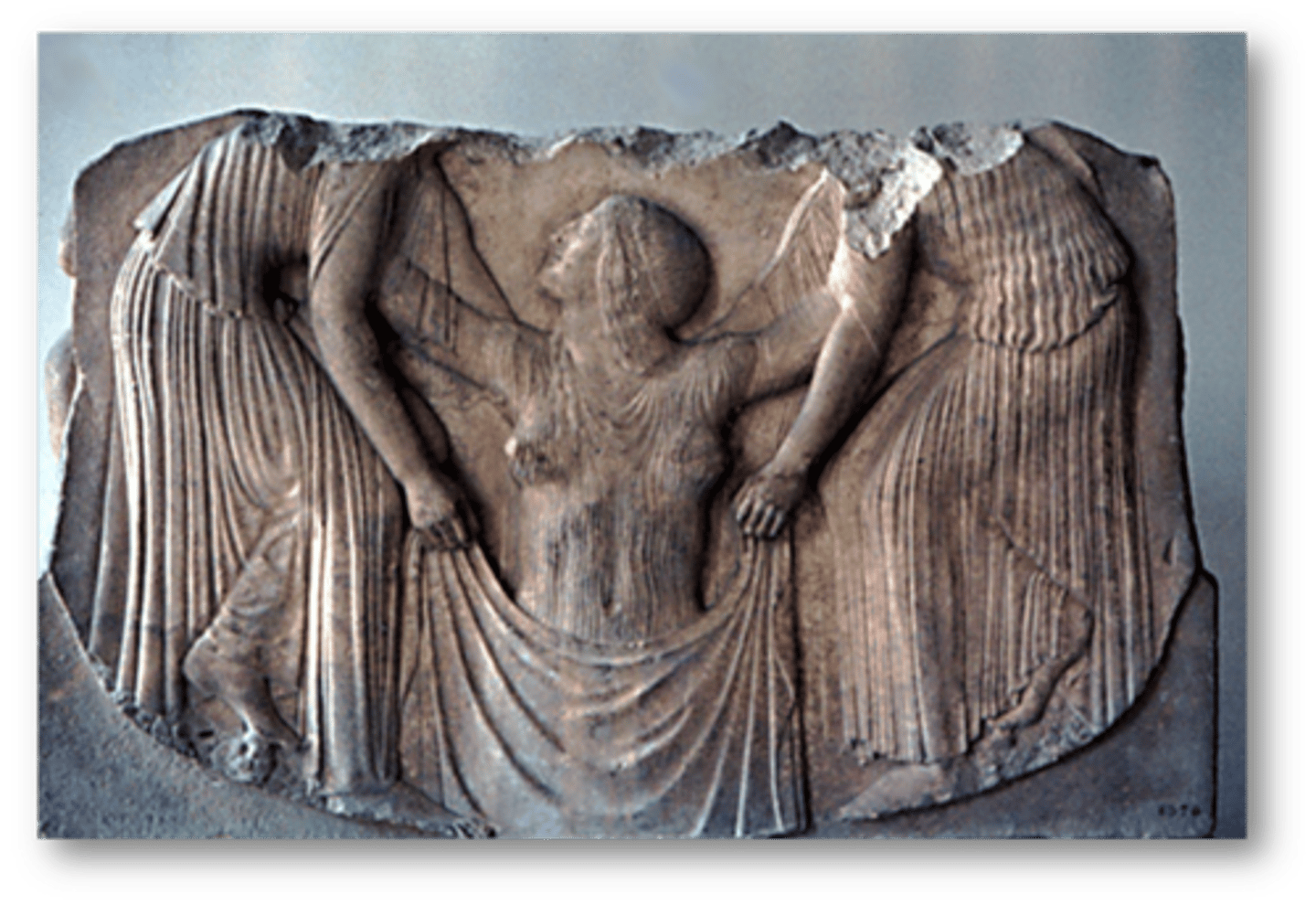 <p>Aphrodite being born</p><p>Ludovisi Throne, 460 BCE</p>