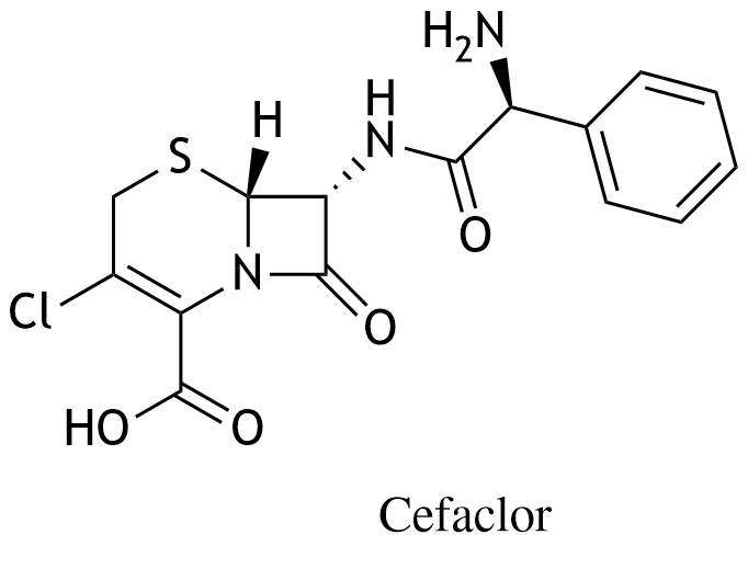 <p>27. Cefaclor is an orally administered cephalosporin antibiotic. </p><p>Cefaclor is a:</p><p>A. Aldehyde</p><p>B. Ketone</p><p>C. Lactam</p><p>D. Lactate</p><p>E. Lactone</p>