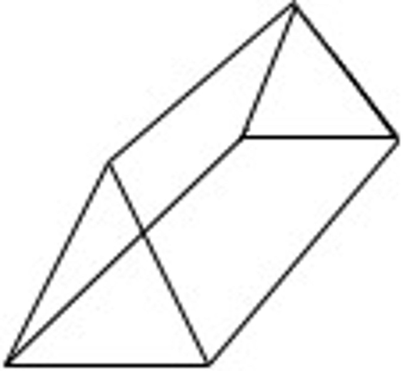 <p>A prism that has triangular bases</p>