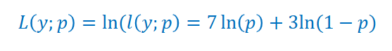 <p>Formally, we can take the deritavie with respect to p, equate the derivative to 0, and solve the equation</p><p>the equation is called the likelihood equation</p><p>the solution is the maximum likelihood estimator (MLE)M</p>