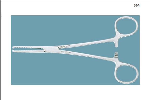 <p>Function: To clamp blood vessels or to grasp tissue.</p>