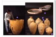 <p>-Large Platters-Large Stationary Pithoi w. Rope Shoulder decor and Mushroom Rim-Open Pithos w/ Knob Handles and multiple Vertical Handles</p>