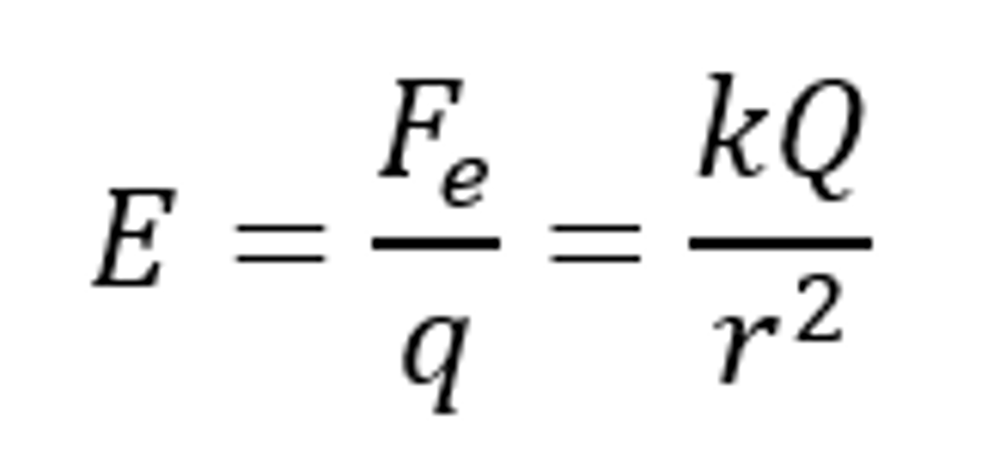 <p>Also E=V/d</p>