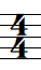 4/4 Time signature
