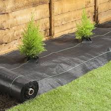 <p>&nbsp;Permeable fabric used to suppress weeds and retain soil moisture.</p>