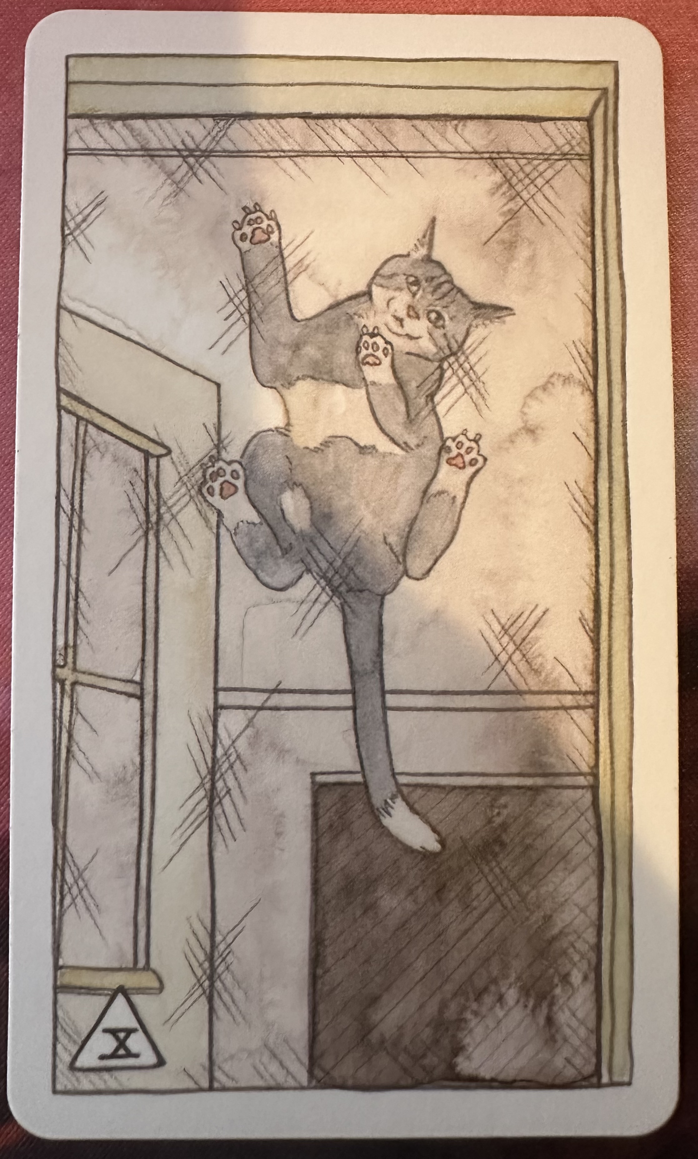 <p>Ten of Swords (X) Upright</p>