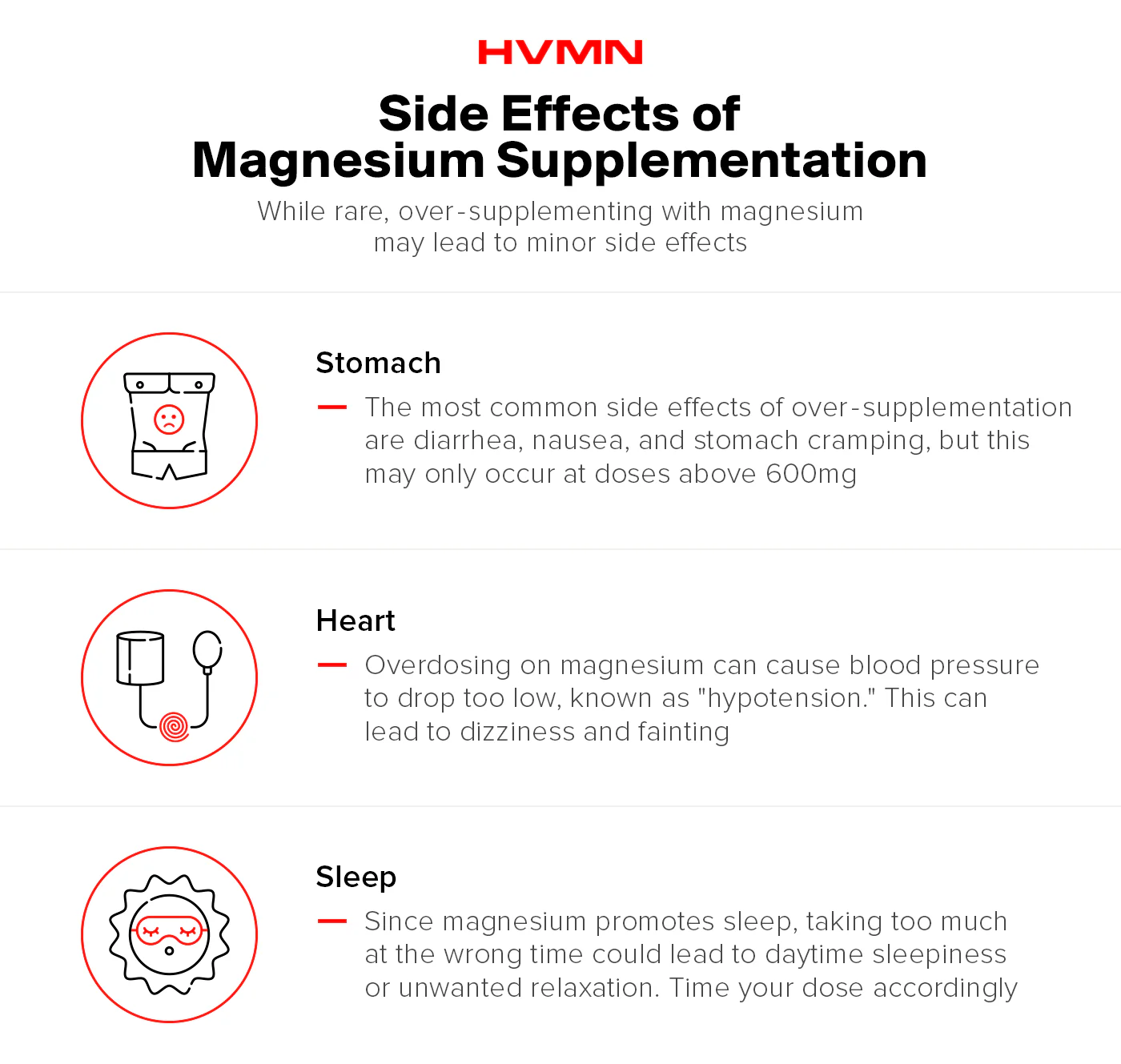 <p>Decreases acetylcholine, drops blood pressure, stops the heart while in diastole, excess Mg interferes with Ca and P</p>