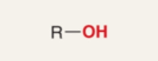 <p>Compound containing a hydroxyl group (-OH) attached to carbon (ROH).</p>