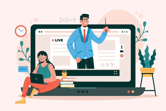 <p><span style="color: red"><strong>online course</strong></span></p><p></p><p>Cô ấy đăng ký một<strong> online course</strong> để nâng cao kỹ năng tiếp thị số của mình.</p>