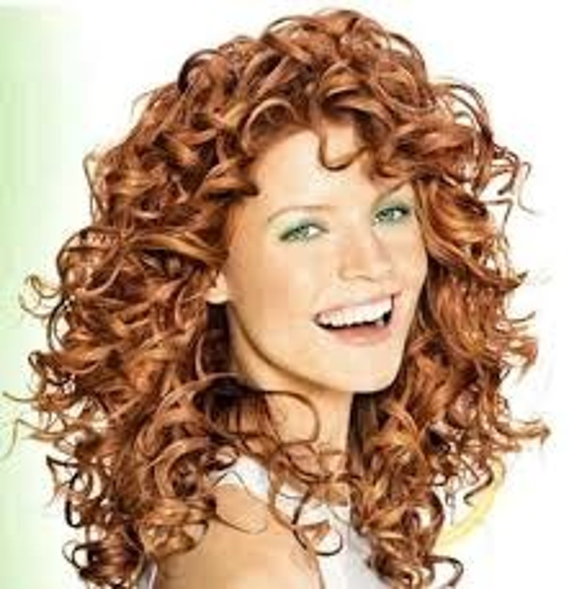 <p>curly hair</p>