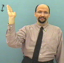 <p>Bounce vertical hand high</p>