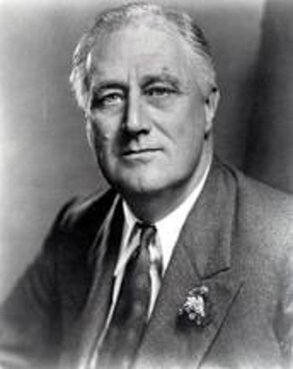 <p>32nd President (1933-1945)</p><p>Presented the American people with a New Deal to solve the problems of the Great Depression</p>