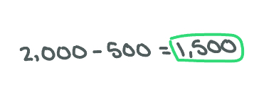 <p><span>$1,500.</span></p>