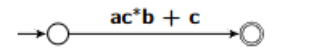 <p>a → b = ab<br>a → c (self loop) → b = ac*b<br>adding on the a → c:<br>ac*b + c</p>