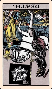<ol start="13">
<li>Death (Reversed)</li>
</ol>