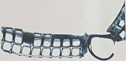 <p>Provides a lattice or grid where acrylic resin can lock in</p><p>Most common method to attach denture base and artificial teeth.</p>