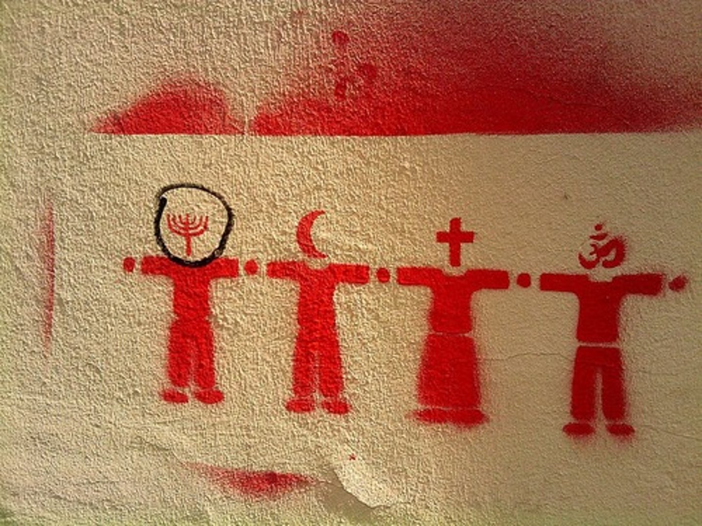 <p>The amalgamation (merging) of different religions, cultures, or schools of thought.</p>