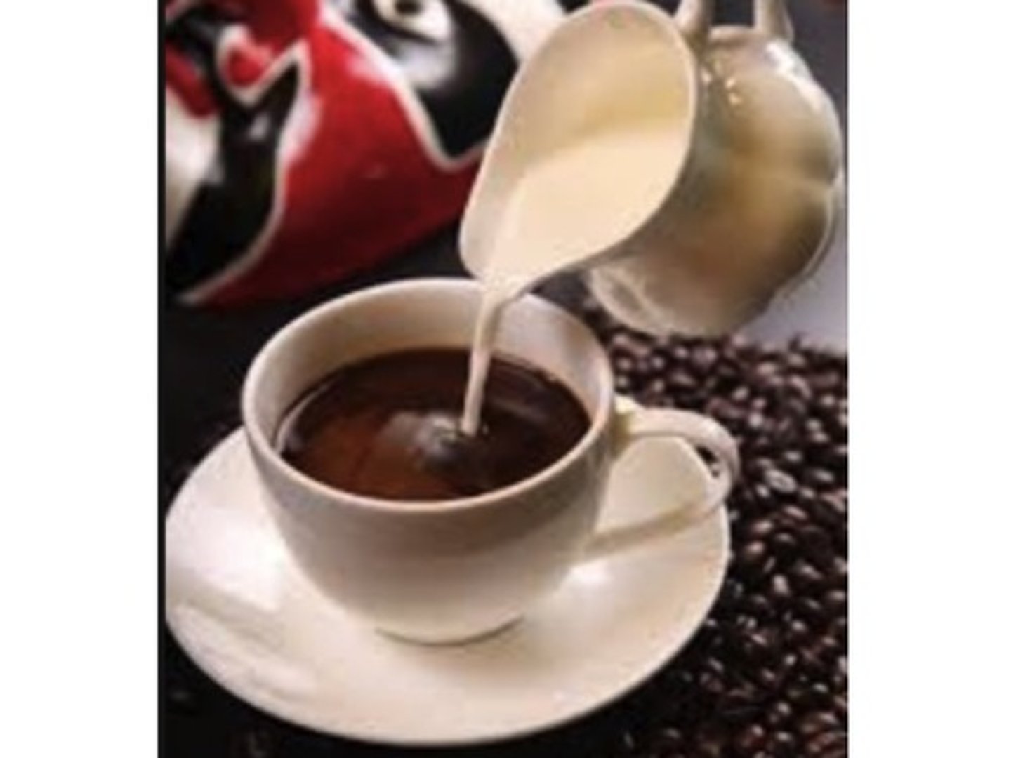 <p>coffee with milk</p>