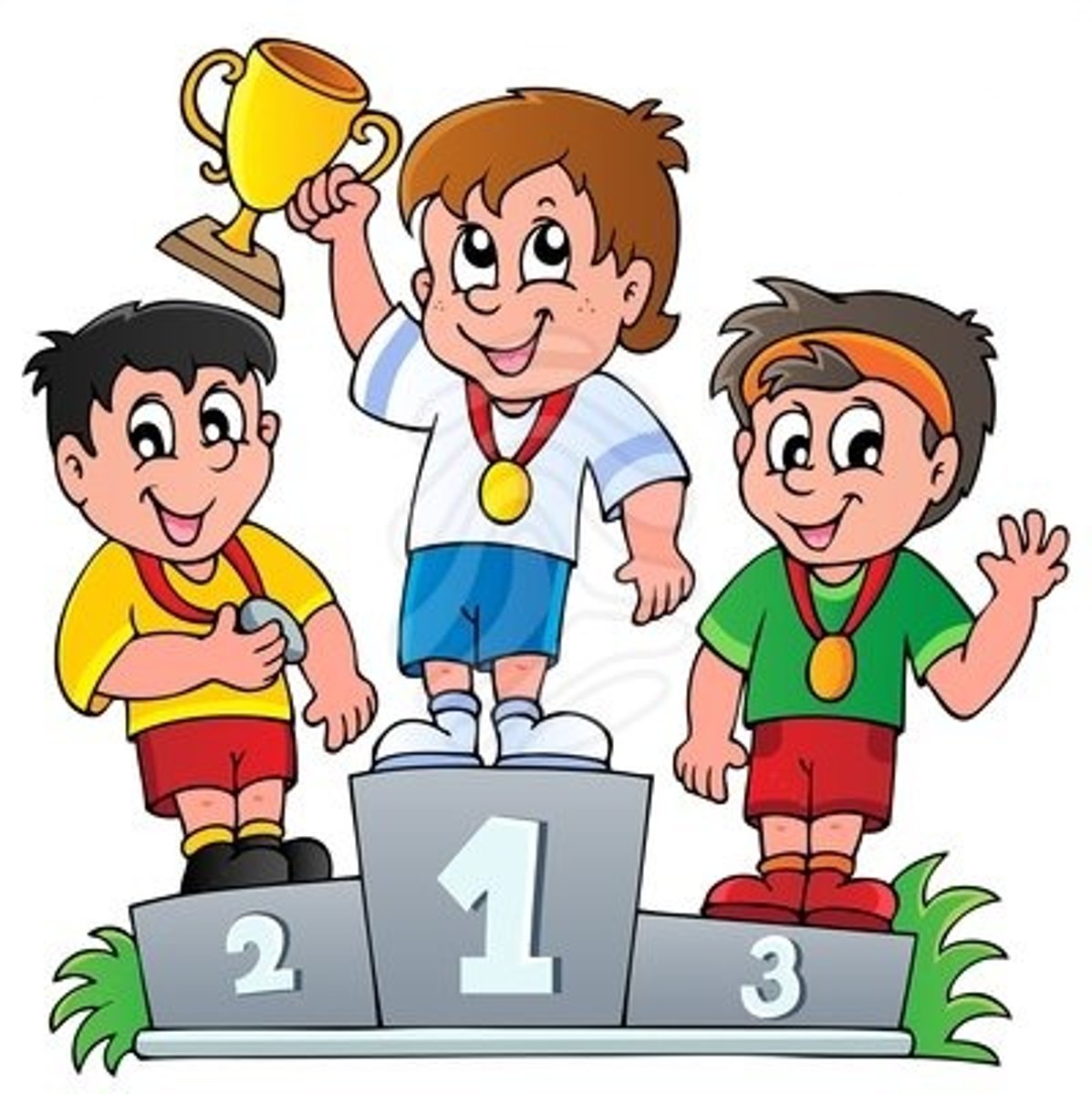 <p>The boy got 1st because he was the ____ in the race.</p>