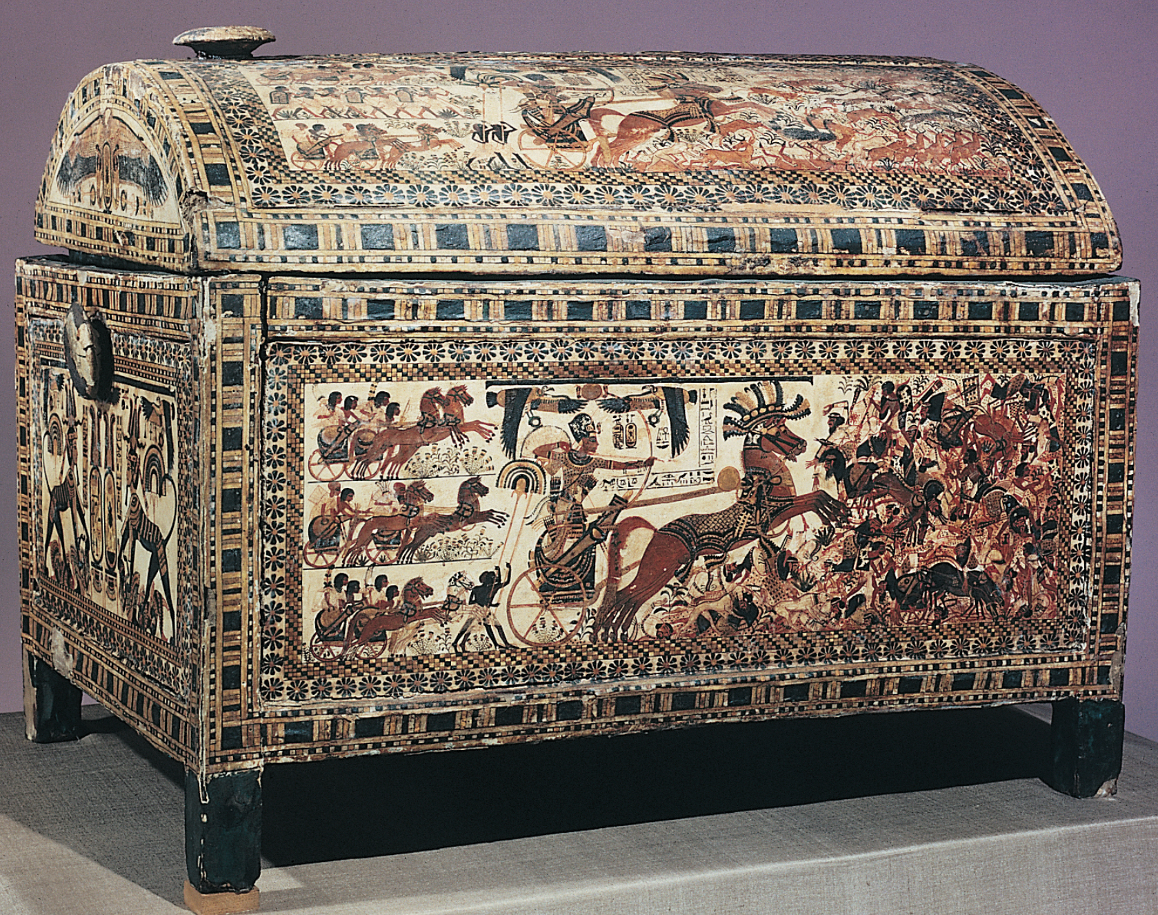 <p>Painted Chest of Tutankhamun</p>