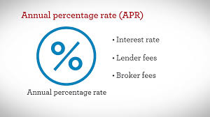 <p>APR(Anual percentage rate) is the yearly intrest charged in borrowed money </p>